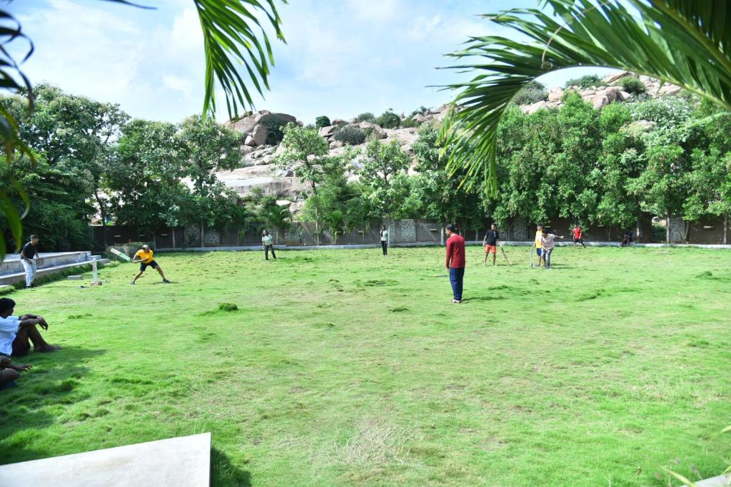 Cricket lovers never had it so good, a complete ground with lush green